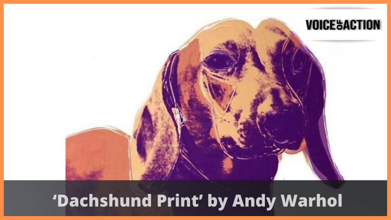 'Estampa de Dachshund' por Andy Warhol