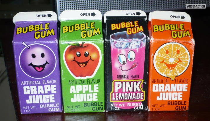 Topps Juice Bubble Gum