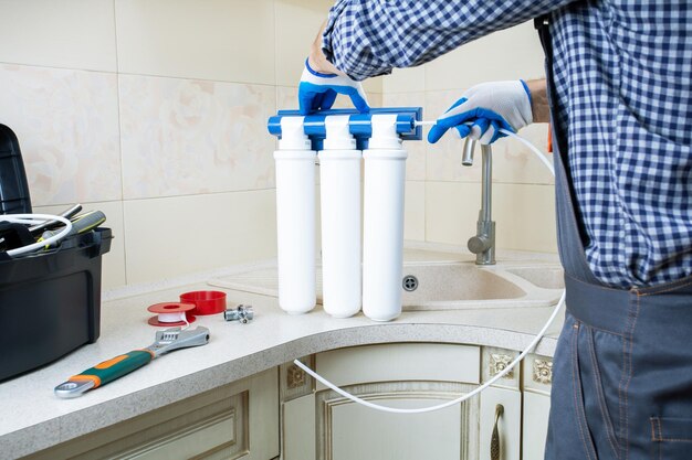 installing a whole-house water filter