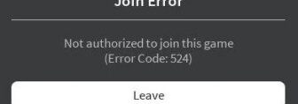 roblox error code 524