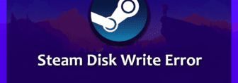 Steam disk write error