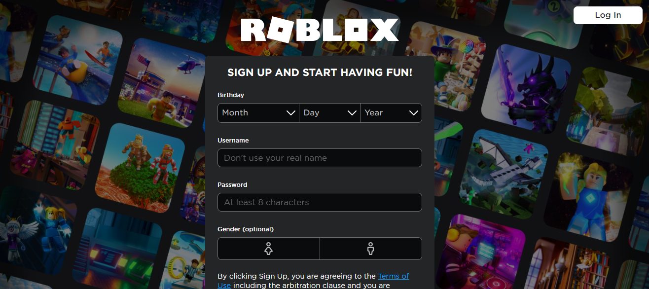 Login roblox Roblox removed