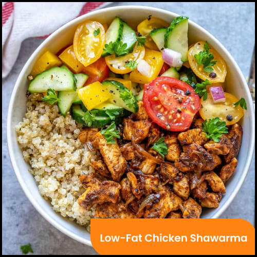 Low-Fat Chicken Shawarma