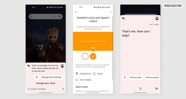 Change Voice Using The Google Assistant App