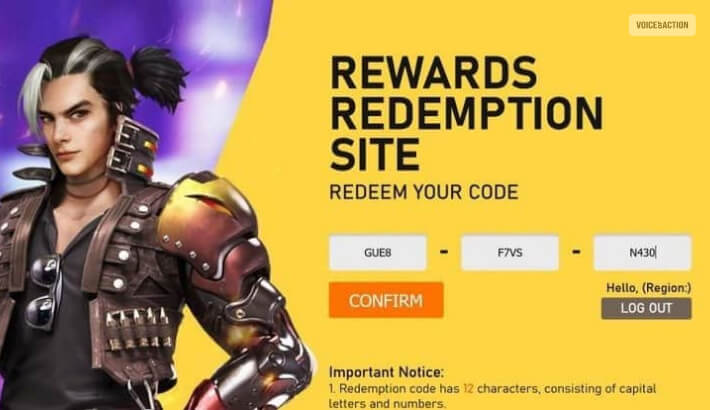 Get FF Rewards From Free Fire Redeem Codes
