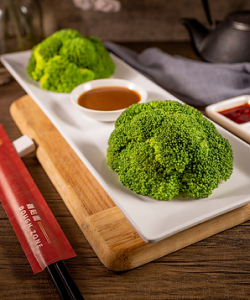 Broccoli w/ Seafood Sauce